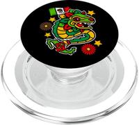 Feathered Serpent Aztec Mexico Quetzalcoatl Mexican Pride PopSockets PopGrip para MagSafe