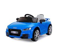 FEBER Audi TT RS Azul R/C, Coche eléctrico de 1 Plaza, radiocontrol, con Detalles de Coche: Faros con luz, 2 Marchas, Sonido, de 3 a 8 años, Famosa (800013441)