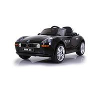 FEBER BMW Z8 Negro 12V R/C, Coche eléctrico de 1 Plaza con radiocontrol: Faros con luz, 3 velocidades, Asiento ergonómico, de 3 a 8 años, Famosa (800013446)