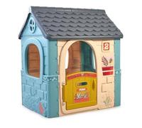 FEBER - Casual House, Casita Infantil con Puerta Abatible, Tiene Pegatinas para Decorar la Casita, Colores Resistentes a la Luz Solar, Montaje Fácil, A Partir de 2 años, Famosa (FEH22000)