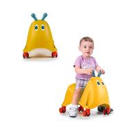 FEBER - Casual Runy Amarillo, Correpasillos con Forma de Oruguita y Colores Divertidos, Estable y Seguro, Desarrollo niños y niñas a Partir de 1 año, Famosa (FED37210)