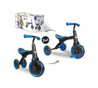 FEBER Evolutive Bike 2 en 1 Ligera, Resistente, Función Correpasillos y Triciclo con Pedales, Fácil Conversión, Diseño Moderno, Colores Llamativos, Fomenta Equilibrio y Autonomía, Famosa (FEB18000)