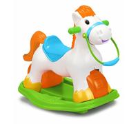 FEBER - Ponyfeber Correpasillos 2 en 1, Convertible en Balancín con Grandes Ruedas Estables, Incluye Sonidos de Trote y Relincho, Favorece el Desarrollo Psicomotriz y Auditivo, Famosa (FED38000)