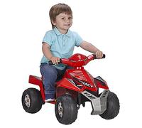 FEBER - Quad Racy 6V, Coche eléctrico para niños de 18 Meses a 3 años, con Acelerador, Ruedas Grandes y robustas para Estabilidad, hasta 40 min de batería, con Cargador Incluido, Famosa (800011252)