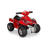 FEBER - Quad Racy 6V, Coche eléctrico para niños de 18 Meses a 3 años, con Acelerador, Ruedas Grandes y robustas para Estabilidad, hasta 40 min de batería, Cargador Incluido, Famosa (FEN48000)