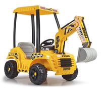 FEBER - Super Digger - Excavadora a Batería de 12V con Cargador Incluido, Detalles Realistas, 3 Palancas Cambian la Dirección de la Pala, Niños de 3 años+, Peso Soportado 30 kg, Famosa (800012320)