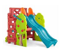 FEBER - Wood House, Centro de Actividades en el Bosque con Tobogán y Mesa Convertible en Arenero, Colores Luminosos y Resistentes a la Luz, Fácil Montaje, Niños de 3 a 8 años, Famosa (800009590)
