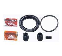 FEBEST 0475-KB4 Juego de reparación pinza de freno Eje delantero Compatible con MITSUBISHI L 200 / Triton Pick-up KJ, KK, KL, NISSAN NV200 / Evalia Bus