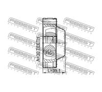 FEBEST Rótula Onda Longitudinal Cardán Frontal para Opel Mokka / Mokka X J13