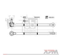 FEBI BILSTEIN 185351 Barra de dirección