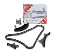 Febi bilstein 106740 - Juego de cadenas de distribución para árbol de levas, con rieles deslizantes y tensor de cadena, 1 unidad