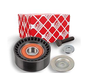 Febi bilstein 107275 Polea de inversión para correa trapezoidal, con tornillo, 1 pieza