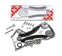 Febi bilstein 107994 - Cadena de control para árbol de levas con rieles deslizantes y tensor de cadena, 1 pieza