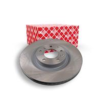 2x Disco de freno Eje delantero ventilación interna 108578 FEBI BILSTEIN