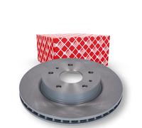 2x Disco de freno Eje delantero ventilación interna 108614 FEBI BILSTEIN