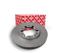 2x Disco de freno Eje delantero ventilación interna 108624 FEBI BILSTEIN