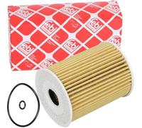 Febi bilstein 108983 Filtro de aceite con anillos de sellado y junta, 1 pieza