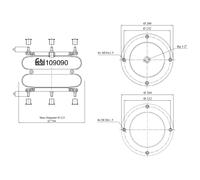 FEBI BILSTEIN 109090 Fuelle, suspensión neumática
