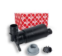 febi bilstein 109264 - Bomba de agua para limpieza de parabrisas con anillo de sellado, 1 unidad