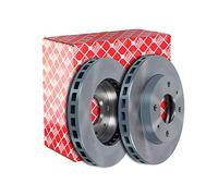 2x Disco de freno Eje delantero ventilación interna 14924 FEBI BILSTEIN