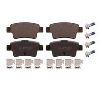 Febi bilstein 16880 Juego de Pastillas de Freno con material de fijación, 1 unidad