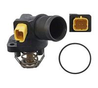 Febi bilstein 170586 - Termostato con carcasa, junta e interruptor de temperatura, 1 pieza