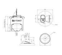 FEBI BILSTEIN 170807 Fuelle, suspensión neumática