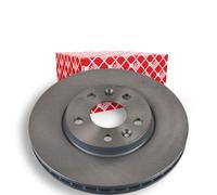 2x Disco de freno Eje delantero ventilación interna 171469 FEBI BILSTEIN