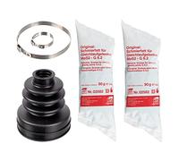Febi bilstein 171745 Juego de manguitos de goma para eje, 99 mm de longitud