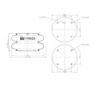 FEBI BILSTEIN 176523 Fuelle, suspensión neumática
