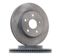 2x FEBI BILSTEIN Disco de freno Delantero Ø282mm Espesor: 25mm Corona de Agujeros - Ø: 114mm ventilación interna 181239