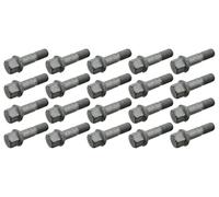 febi bilstein 20 Tornillos de Rueda M12 x 1,5 SW17 mm, con arandela esférica 15655