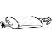 Febi Bilstein 2006 Mercedes-Benz Citaro escape gas aleta freno motor 22658