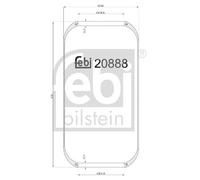 Febi bilstein 20888 Fuelle, suspensión neumática