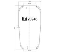 Febi bilstein 20946 Fuelle, suspensión neumática