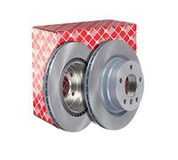 2x FEBI BILSTEIN Disco de freno Trasero Ø300mm Espesor: 20mm Corona de Agujeros - Ø: 120mm ventilación interna 24471 Compatible con BMW 3 Touring E91 3 Touring F31 3 Sedán E90 1 Hatchback F20