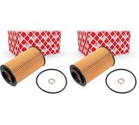 Febi bilstein 26688 Filtro de aceite (Paquete de 2)