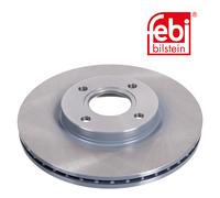 FEBI BILSTEIN 2X Disco De Freno Delantero Ø278 Mm Ventilado Para Ford Fiesta VI