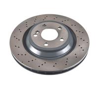 FEBI BILSTEIN 2x Disco De Freno Trasero Ø320mm Para Mercedes SL 350