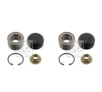 FEBI BILSTEIN 2X Rodamiento De Rueda Trasero Para Renault Master II Furgón Opel