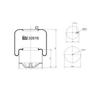 FEBI BILSTEIN 32816 Fuelle, suspensión neumática