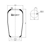 FEBI BILSTEIN 32817 Fuelle, suspensión neumática