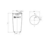 FEBI BILSTEIN 35617 Fuelle, suspensión neumática