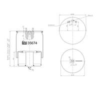 FEBI BILSTEIN 35674 Fuelle, suspensión neumática