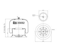 FEBI BILSTEIN 35692 Fuelle, suspensión neumática
