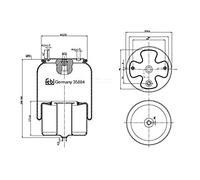 Febi bilstein 35884 Fuelle, suspensión neumática