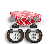 Zapatas de freno Eje trasero premontado 37494 FEBI BILSTEIN para PEUGEOT CITROËN