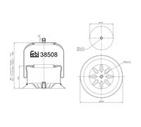 FEBI BILSTEIN 38508 Fuelle, suspensión neumática