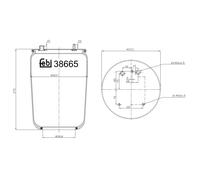 FEBI BILSTEIN 38665 Fuelle, suspensión neumática