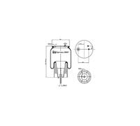 Febi bilstein 38667 Fuelle, suspensión neumática